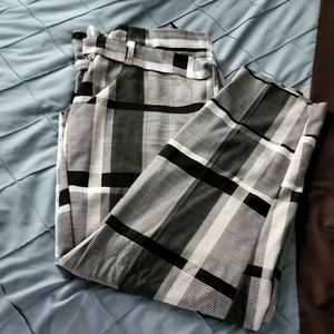 Ashley Stewart plaid dress pant